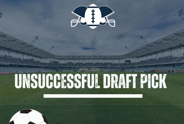 the phenomenon of the unsuccessful draft pick in professional sports